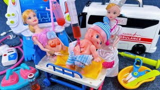 14 Minutes Satisfying with Unboxing Doctor Sister Playset，Car Accident Rescue ASMR  Review Toys [upl. by Ennaecarg711]