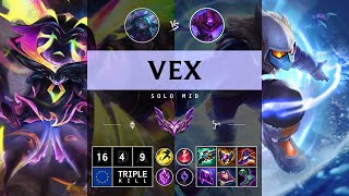 Vex Mid vs Malzahar  EUW Master Patch 1413 [upl. by Kenon]