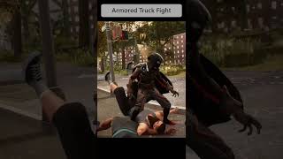 Armored Truck fight as Peter Parker the Arachknight Suit in Marvels SpiderMan 2  Ryzen 5 5600 [upl. by Lazar]