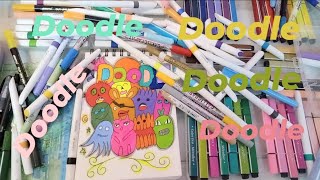 What is Doodle art Basic of Doodling Doodle Art  Coloring Doodles Doodle art drawing [upl. by Atikat]