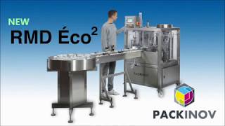 PACKINOV RMD Eco² yogurts packaging machine for farmers artisans [upl. by Aicemak]