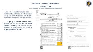 ALEGERI PARLAMENTARE 2024  Completarea proceselorverbale de consemnare a rezultatului votării [upl. by Thacker]