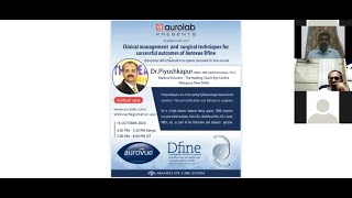 Aurovue Dfine Implantation  DrPiyushkapur  Webinar  Aurolab [upl. by Etnad]