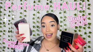 AFFORDABLE PERFUME HAUL PT1PERFUME GEMS UNDER 20💎 [upl. by Etnauq]