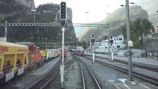 Führerstandsmitfahrt Albulastrecke Chur  StMoritz 19 Oktober 2018 720p [upl. by Notlrahc]