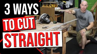 How To Make Straight Cuts with a Circular Saw and a Straight Edge or a Kreg Rip Cut [upl. by Niamrej]