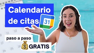 Crea un calendario DE CITAS gratis PASO A PASO 📅 NUEVA función de Google Calendar [upl. by Ciaphus3]