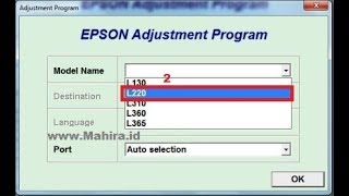 Cara Reset EPSON L220  how to reset epson l220 l360 l130 l310 l360 amp l365 printer [upl. by Vola]