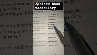 blackbookvocabulary  onewordsubstitutions  allexam motivational  English [upl. by Inej435]