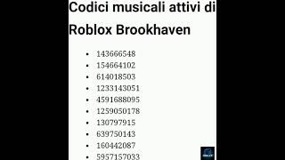 10 codici Musicali attivi per Roblox Brookhaven [upl. by Ruthie]