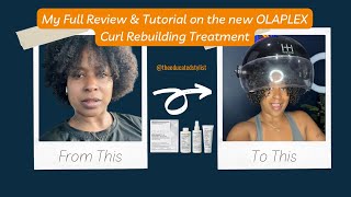 Does the Olaplex Curl Rebuilding Treatment Work  Before amp After  My Full Review amp Tutorial [upl. by Amalee]