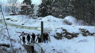 Ski jumping Longest Standing Westby 129 meters [upl. by Obellia]