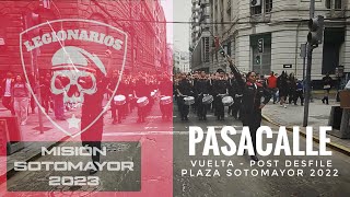 Banda Legionarios  Pasacalle Vuelta Sotomayor 2023 [upl. by Cnahc672]