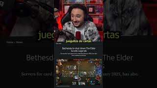 Bethesda anuncia el cierre definitivo de The Elder Scrolls Legends theelderscrolls bethesda [upl. by Enilrem]