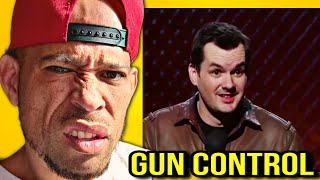 Jim Jefferies  Gun Control Part 1 Oh Lord here we go [upl. by Ryun]