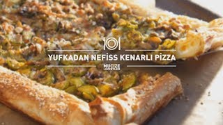 Yufkadan Nefiss Kenarlı Pizza Tarifi mucizelezzetler [upl. by Maximo]