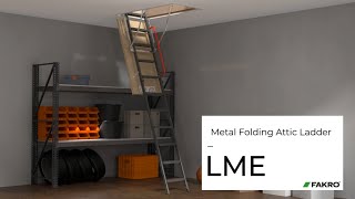 FAKRO LME Attic Ladder Installation Video [upl. by Netnert]