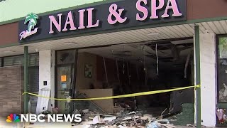 New details in horrifying nail salon crash that killed four including NYPD officer [upl. by Mazonson385]