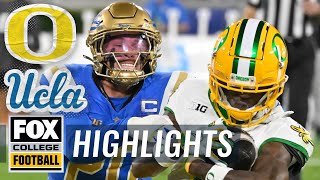 No 8 Oregon Ducks vs UCLA Bruins Highlights  FOX College Football [upl. by Javler]