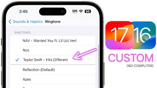 How to Set ANY Song as RINGTONE on iPhone Easiest Way [upl. by Corena]