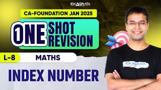 Index Number CA Foundation  Index Number Revision CA Foundation  PYQs Practice By CA Nishant Kumar [upl. by Jasper337]