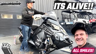 2024 POLARIS XCR 9R BUILD PART 3  FIRST FIRE UP THIS SLED IS GOING TO BE A SCREAMER [upl. by Queenie]