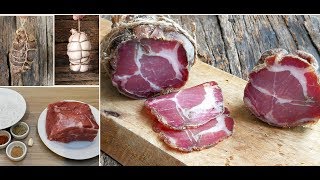 How to MAKE CURE and AGE ITALIAN CAPICOLA at home [upl. by Kissee]