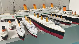 Will All these Ships from the Tub sink or float Titanic Britannic Review and Sinking video [upl. by Asirem543]