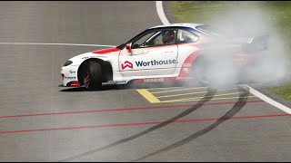 Piotr Więceks 1000HP S15 Drifting Mondello Park 2022  Assetto Corsa  Virtual Reality  Wheel Cam [upl. by Aracal]