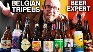 Beer expert blind tastes 16 Belgian Tripels  The Craft Beer Channel [upl. by Jarad]