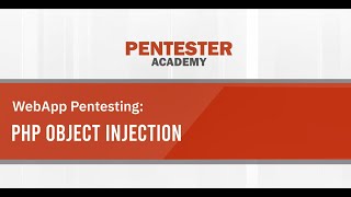 WebApp Pentesting PHP Object Injection [upl. by Akehsal]