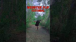 WEBSTER FLIP TUTORIAL 💯💥 shortvideos flip stunt shortsviral [upl. by Aihseyt236]