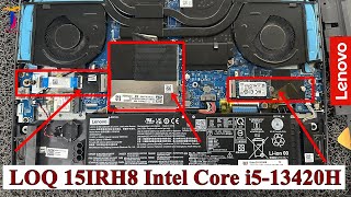 Lenovo LOQ 15IRH8 Intel Core i513420H Memory and SSD Upgrade Options [upl. by Streeter]