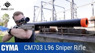 Cyma Advanced CM703 L96 Sniper Rifle The Gun Corner  Airsoft Evikecom [upl. by Calvin296]