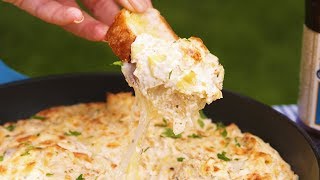 3 Cheese Artichoke Dip  Delish [upl. by Fuchs]