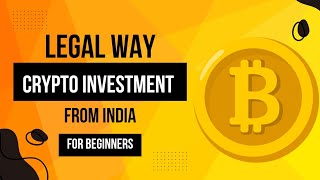 LEGAL WAY CRYPTO INVESTMENT PROCEDURE  BEGINNER TUTORIALS IN TAMIL [upl. by Ennybor]