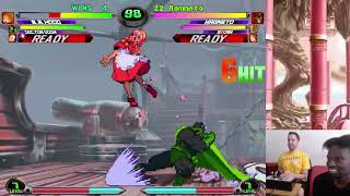 MvC2 NYC Session  Woo vs Romneto MSP pt 3 2924 Player Cam [upl. by Airtap645]