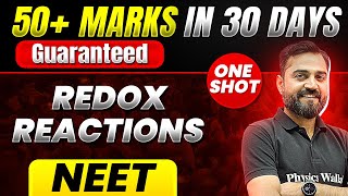 50 Marks Guaranteed REDOX REACTIONS  Quick Revision 1Shot  Chemistry for NEET [upl. by Ainitsirhc667]