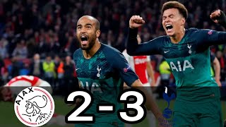 Ajax vs Tottenham 23 ESPN Relato Miguel Simón UCL 2019 [upl. by Geibel]