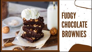 Best Ever Fudgy Chocolate Brownies  with eggless option Bake with Shivesh [upl. by Dric830]