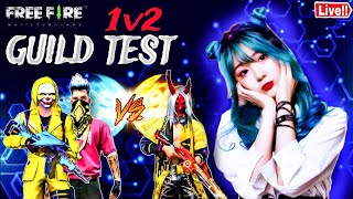 1 VS 2 GUIDE TEST  Jo bhi Bande winner hoge usi ko guide officer bana dugi freefiremax divyt [upl. by Baptista]