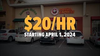 How California fastfood worker wage boost in 2024 will affect you [upl. by Churchill464]