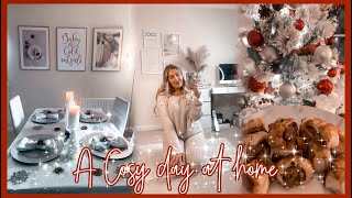 A cosy day at home Christmas Desenio unboxing amp baking Festive sausage rolls  Sophie Faye [upl. by Sager]