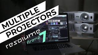 Resolume Projection Mapping with Multiple Projectors Tutorial [upl. by Verneuil]