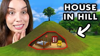 I built a house in a hill again The Sims 4 [upl. by Inaluiak]