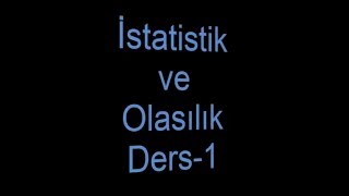 İstatistik ve Olasılık DersiÖzel AnatımÇeyreklerVaryansStandart Sapma [upl. by Ymled]