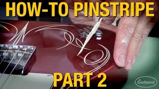 How To Pinstripe Custom Pinstripes with Rick Harris amp Kevin Tetz  Pt2 of 3  Eastwood [upl. by Philander]