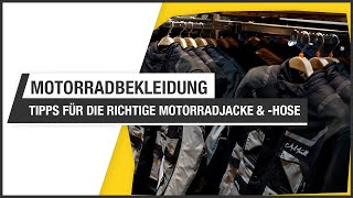 Motorradbekleidung  Leder oder Textil  welcher Typ bist du  Ride smart  sicher unterwegs [upl. by Siskind]