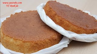 Wunderkuchen  Tortenboden ideal für Motivtorten  Cake Basics [upl. by Alledi645]