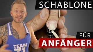 GelNägel  Schablonen Tutorial für Anfänger [upl. by Kalinda]